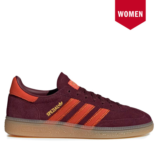 Women's Adidas Handball Spezial Shoes Maroon Preloved Red Gum