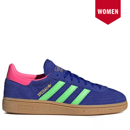 Women's Adidas Handball Spezial - Lucid Blue/Lime Burst Lucid Blue Lime Burst Lucid Pink