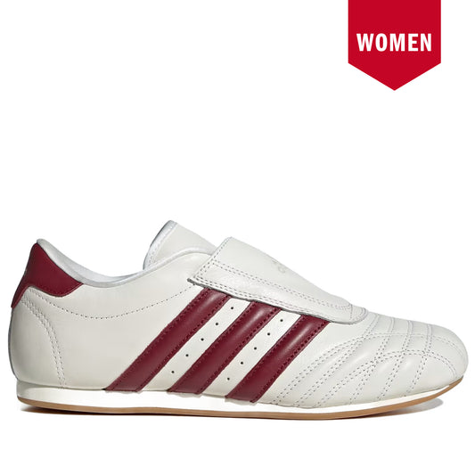 Women's Adidas Taekwondo Shoes - Off White/Noble Maroon/Gum