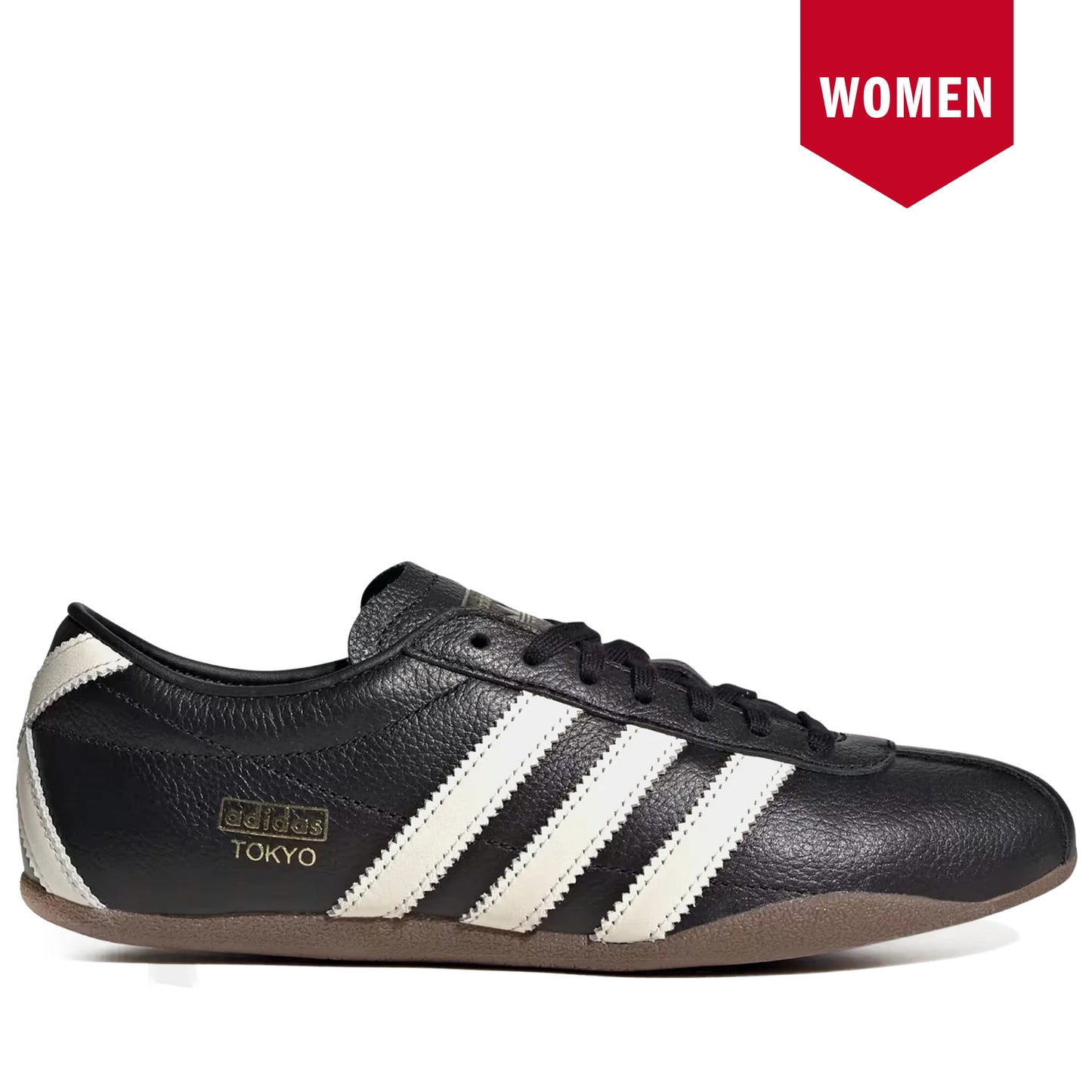 Women's Adidas Tokyo Core Black Off White Gold Metallic
