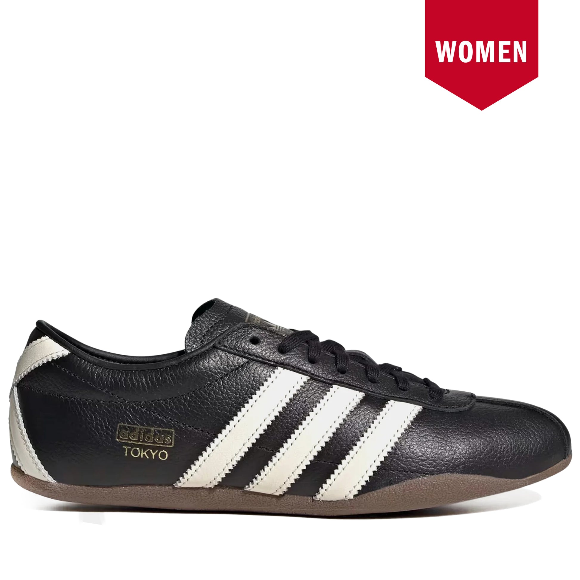 Women's Adidas Tokyo Core Black Off White Gold Metallic