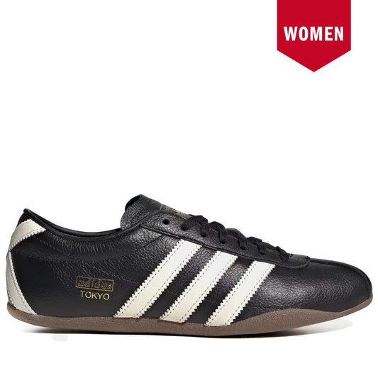 Women's Adidas Tokyo Core Black Off White Gold Metallic