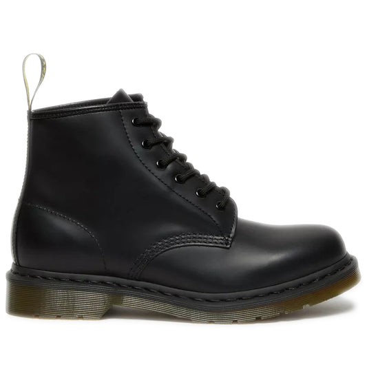 Women's Dr. Martens 101 Smooth Leather Ankle Boots - Black Smooth