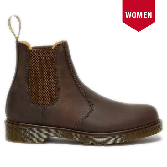 Women's Dr. Martens 2976 Crazy Horse Leather Chelsea Boots - Brown Crazy Horse