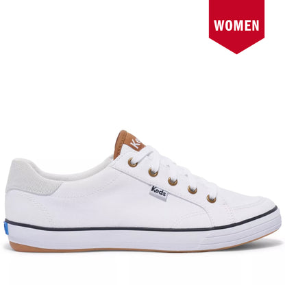 Women's Keds Center III Canvas - White/Navy