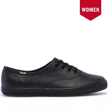 Women's Keds Champion Originals Leather - Black