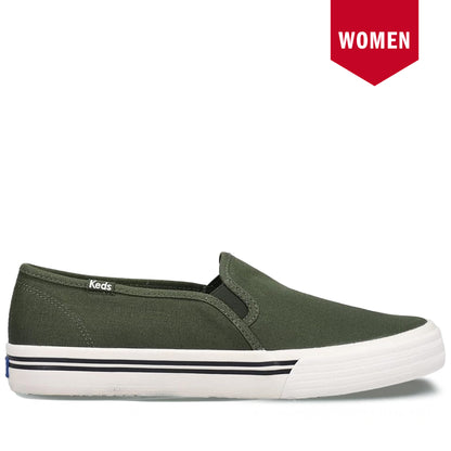 Women's Keds Double Decker Canvas - Olive
