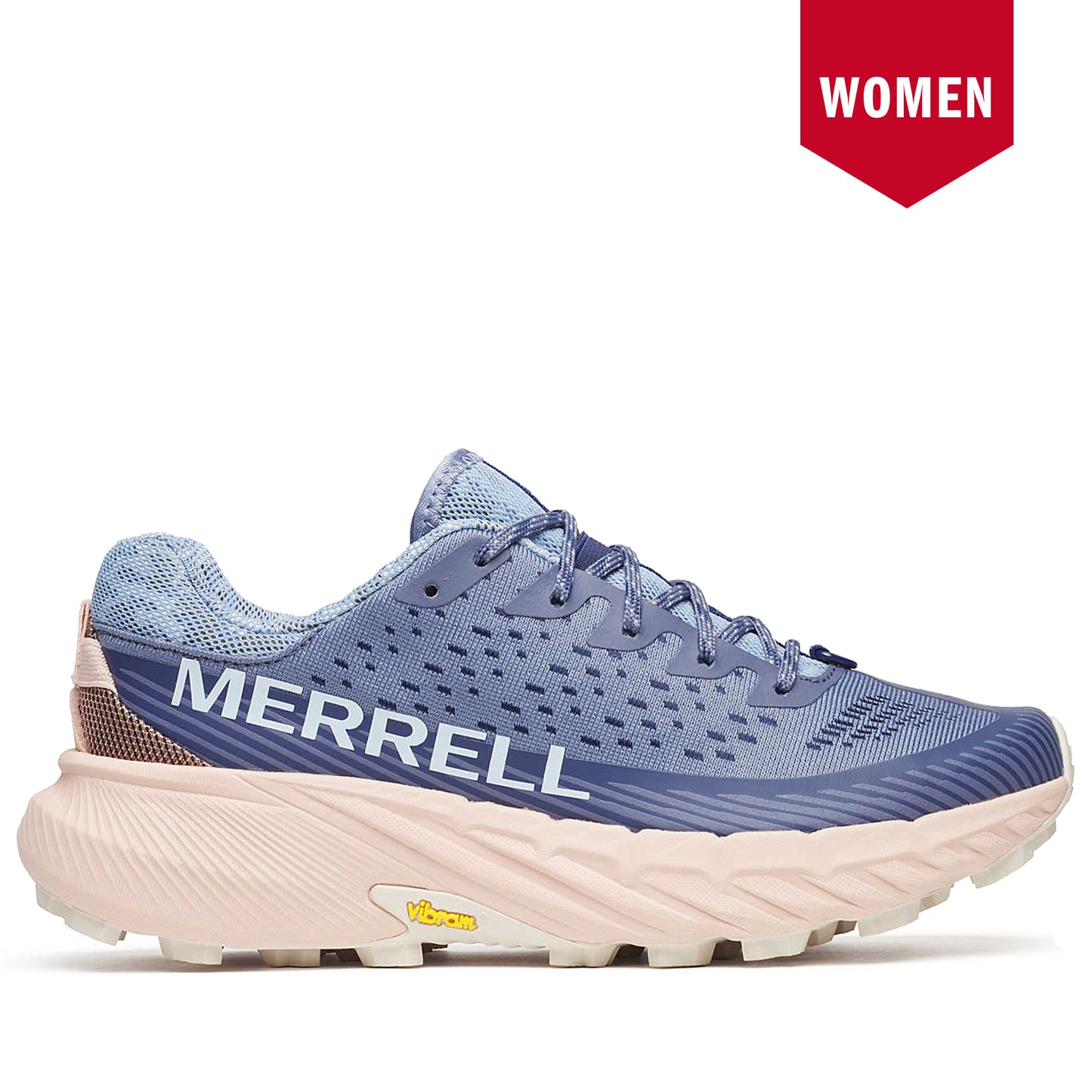 Women's Merrell Agility Peak 5 - Indigo/Pink Salt