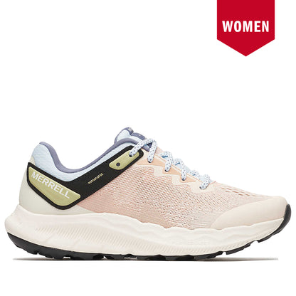 Women's Merrell Antora 4 Trail-Running Shoes - Pink Salt/Ice Blue