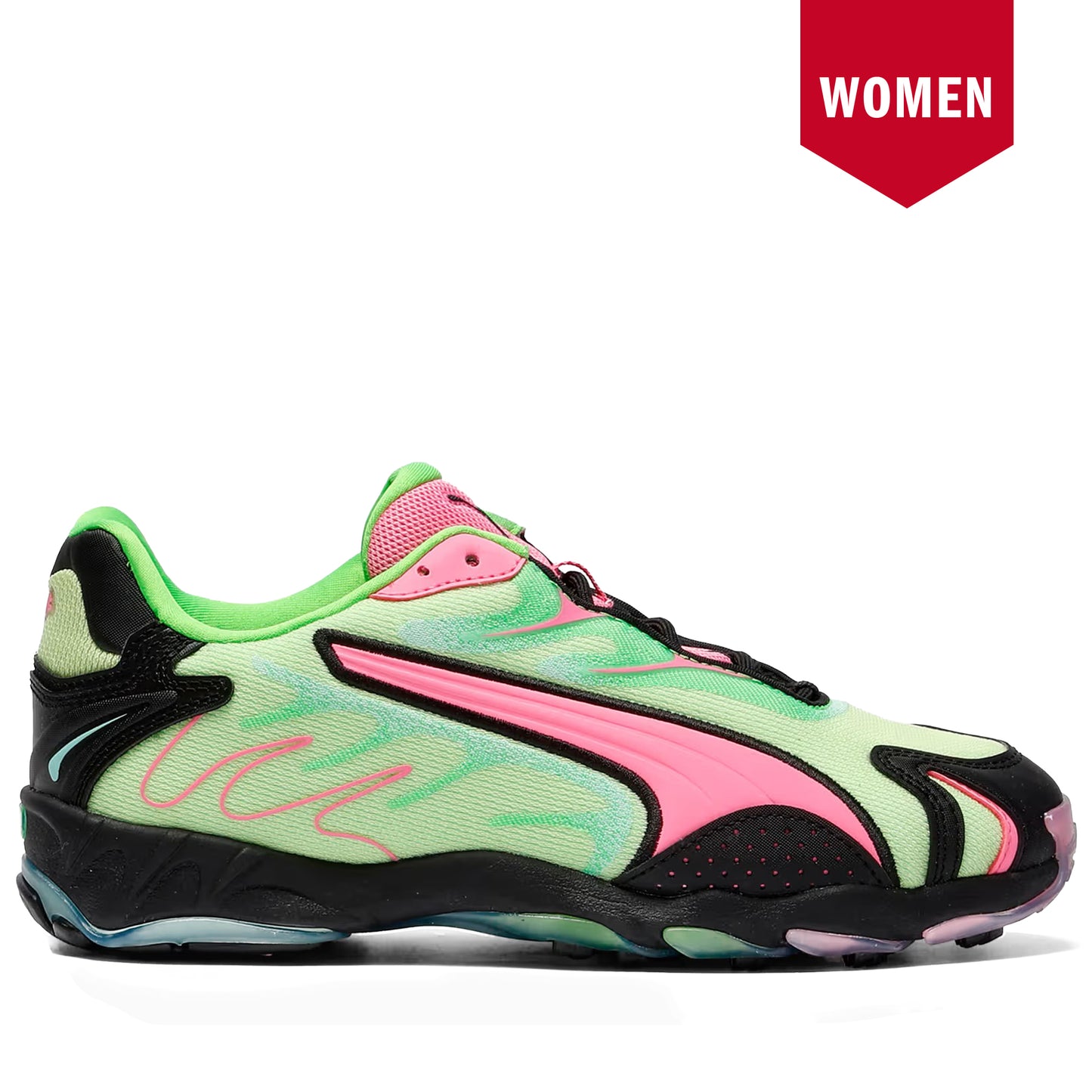 Women's Puma Inhale Speed Style - Fresh Yellow-Pitch Green