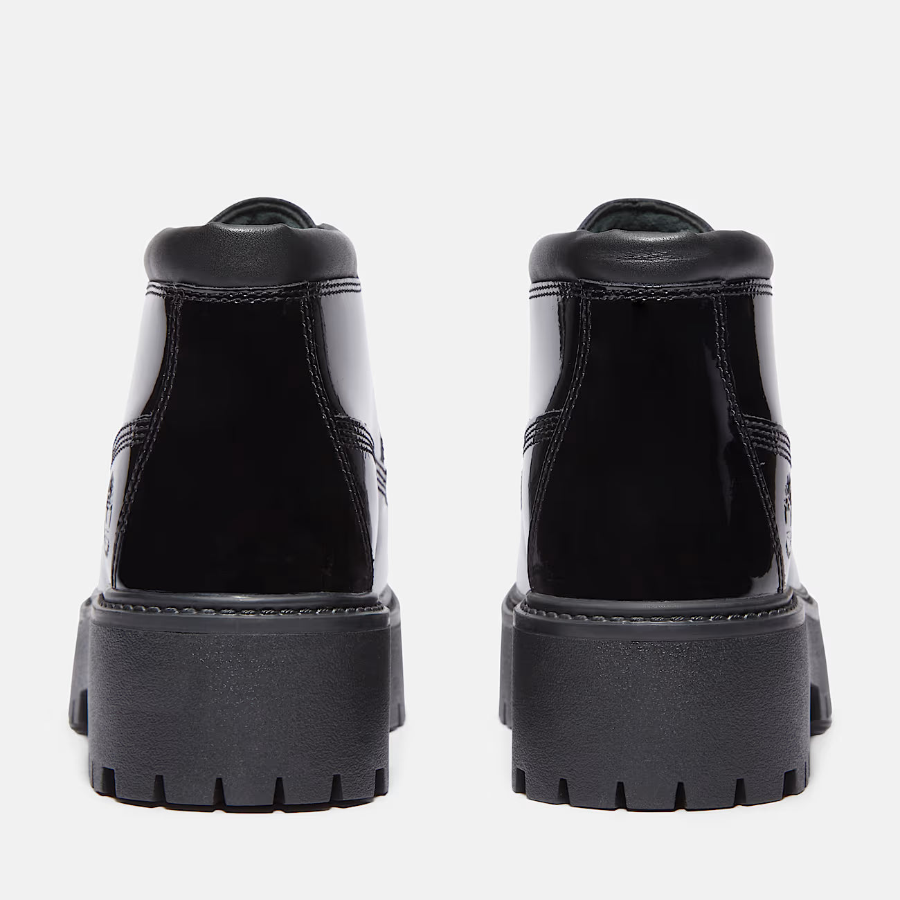 Women´s Timberland Patent Leather Stone Street Platform Chukka - Black