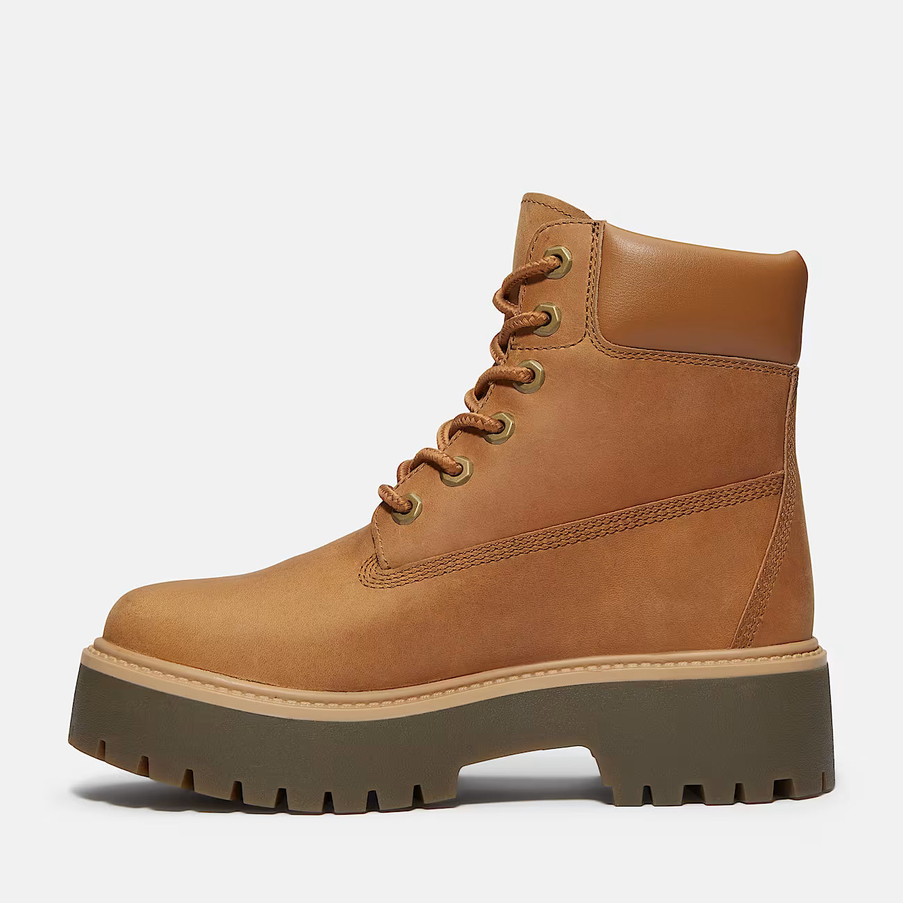 Women's Timberland Stone Street 6 Inc Waterproof Platform - Wheat Full-Grain