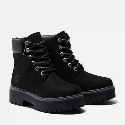 Women's Timberland Stone Street 6 Inch Waterproof Platform - Jet Black