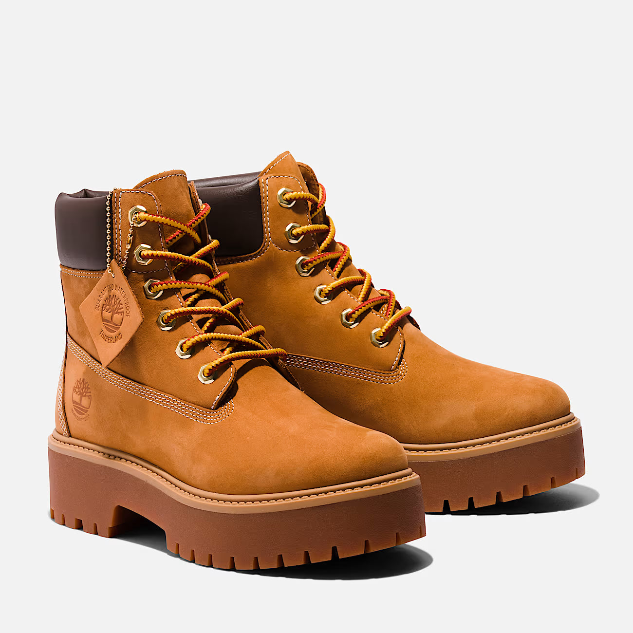 Women's Timberland Stone Street 6 Inch Waterproof Platform - Wheat