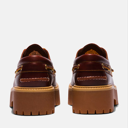 Women's Timberland Stone Street Platform Boat - Rootbeer