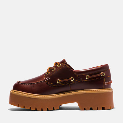 Women's Timberland Stone Street Platform Boat - Rootbeer