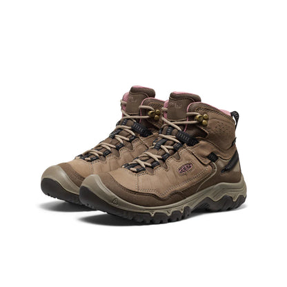Women's Keen Targhee IV Waterproof Hiking Boot - Brindle/Nostalgia Rose