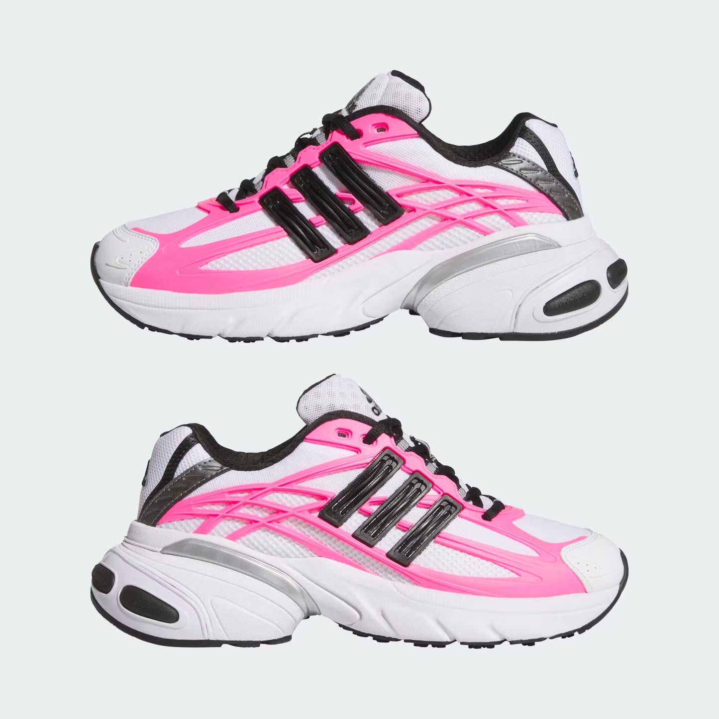 Women's Adidas Adistar Cushion XLG 2.0 - Lucid Pink / Core Black / Silver Metallic