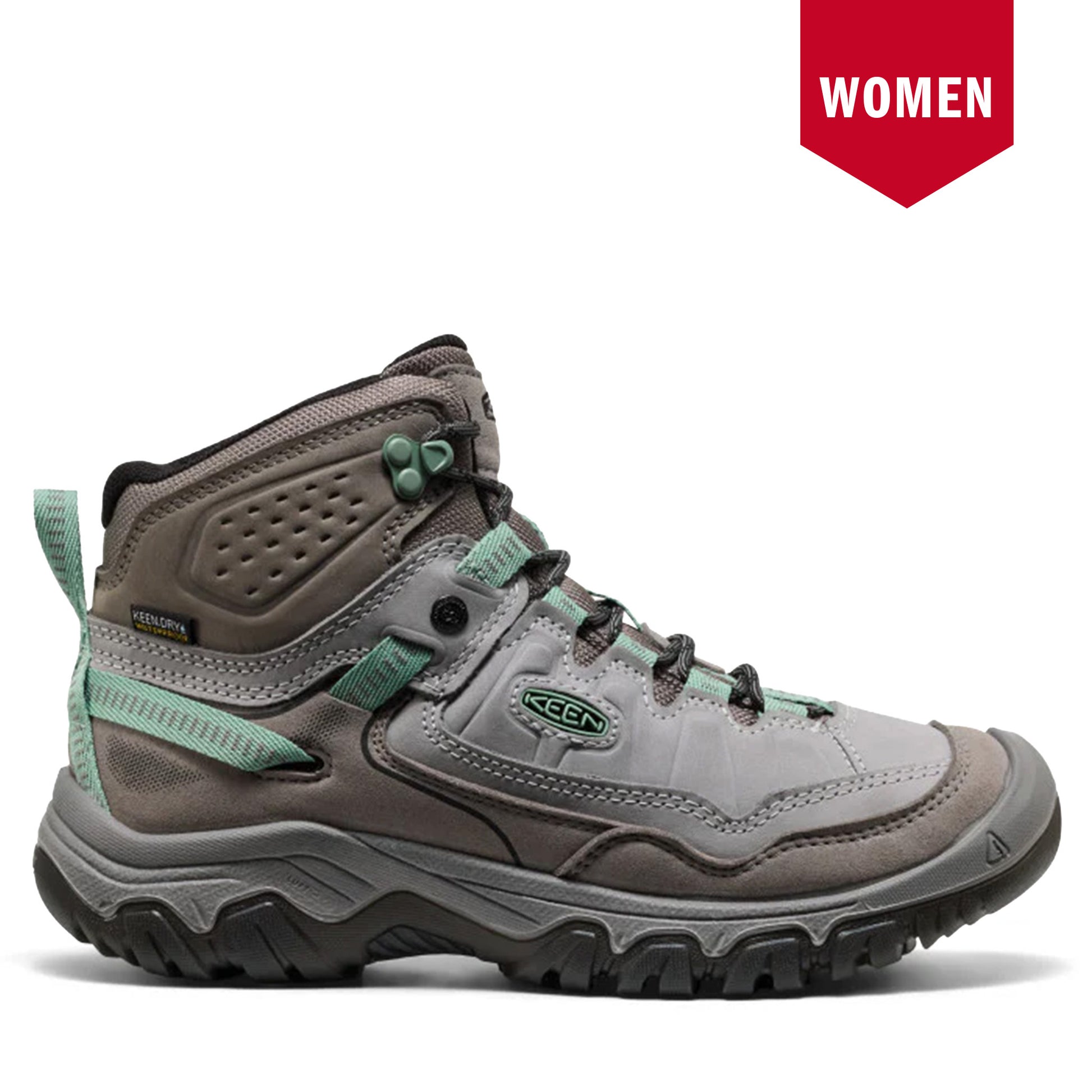 Women's Keen Targhee IV Waterproof Hiking Boot - Alloy / Granite Green