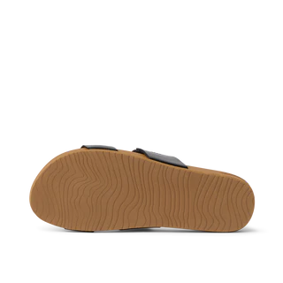 Women's Reef Cushion Vista Slides - Black / Nature