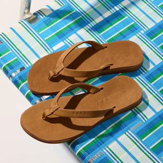 Women's Reef Ojai Classic Slim Leather Sandals - Dark Brown