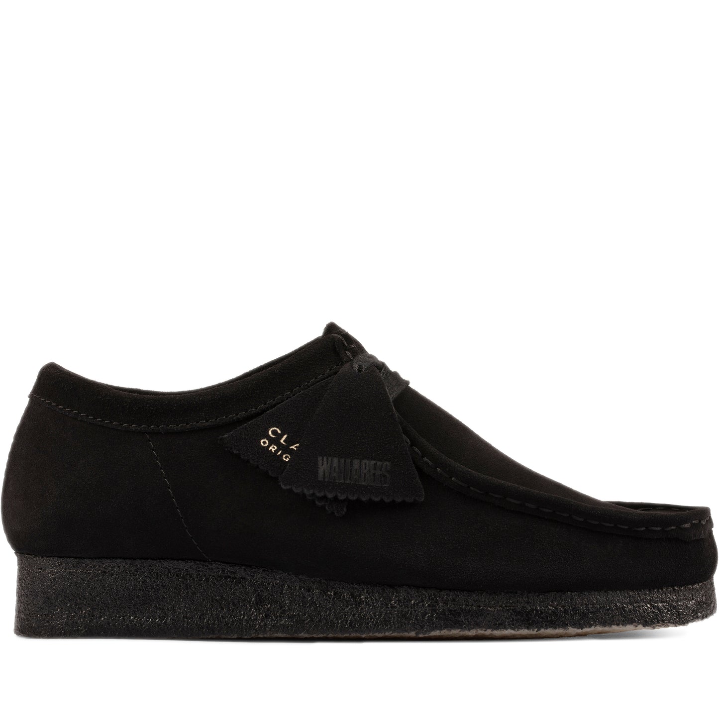Women's Clarks Wallabee - Black Suede