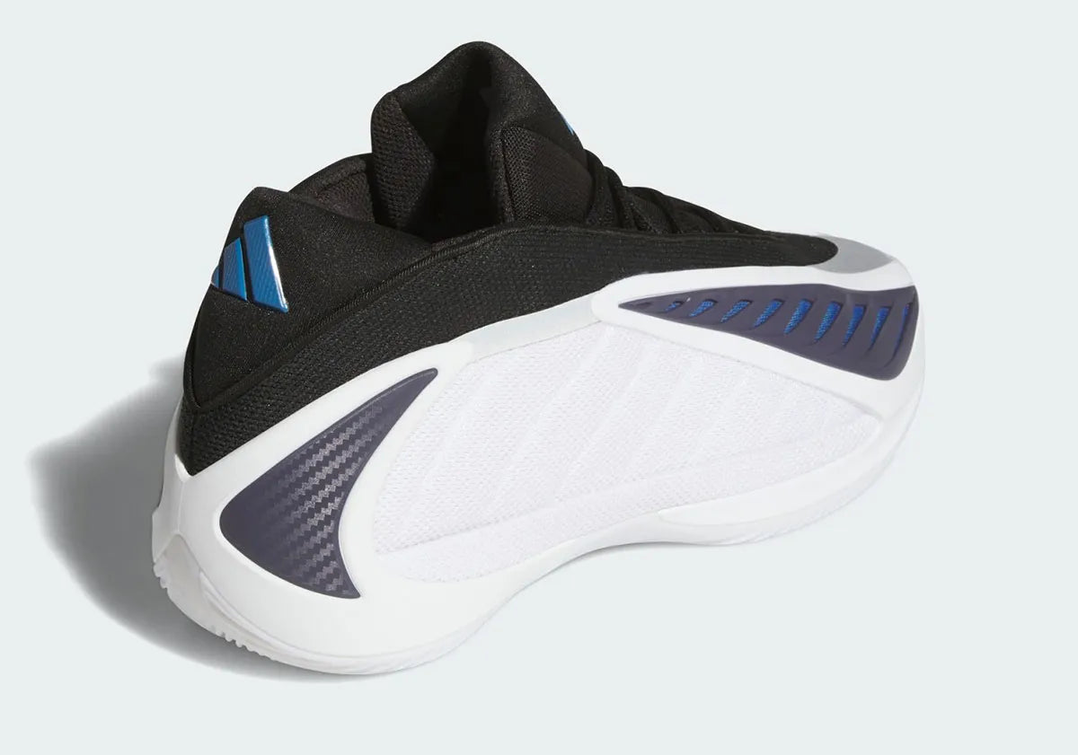 adidas ANTHONY EDWARDS 2 Shoes Cloud White / Core Black / Dusky Ink 10.5 UK - Unisex Basketball Trainers adidas ANTHONY EDWARDS 2 Shoes Cloud White / Core Black / Dusky Ink 10.5 UK - Unisex Basketball Trainers