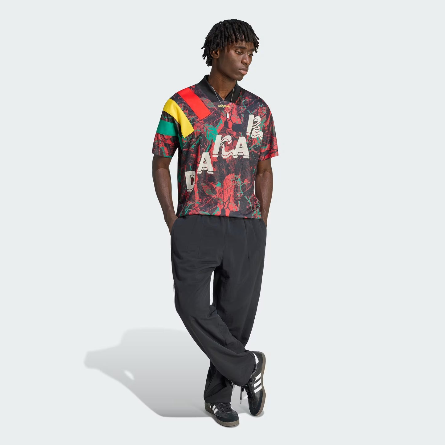 Adidas Senegal Graphic Jersey - Bold Green / Eqt Yellow / Red