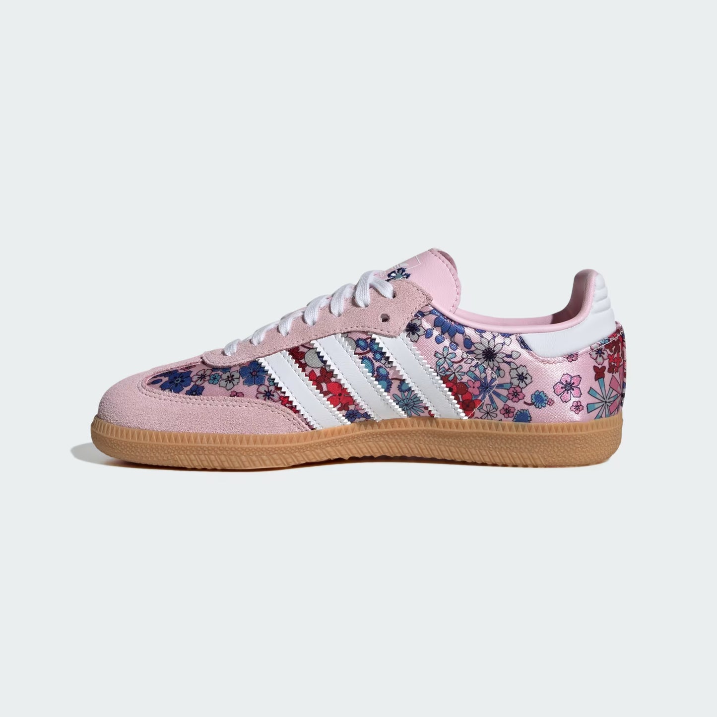 Grade School Adidas Samba OG x Liberty London - Clear Pink/Cloud White