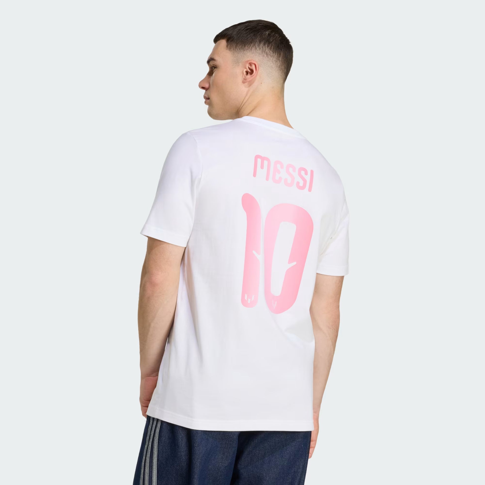 Adidas Messi Graphic T-shirt - White