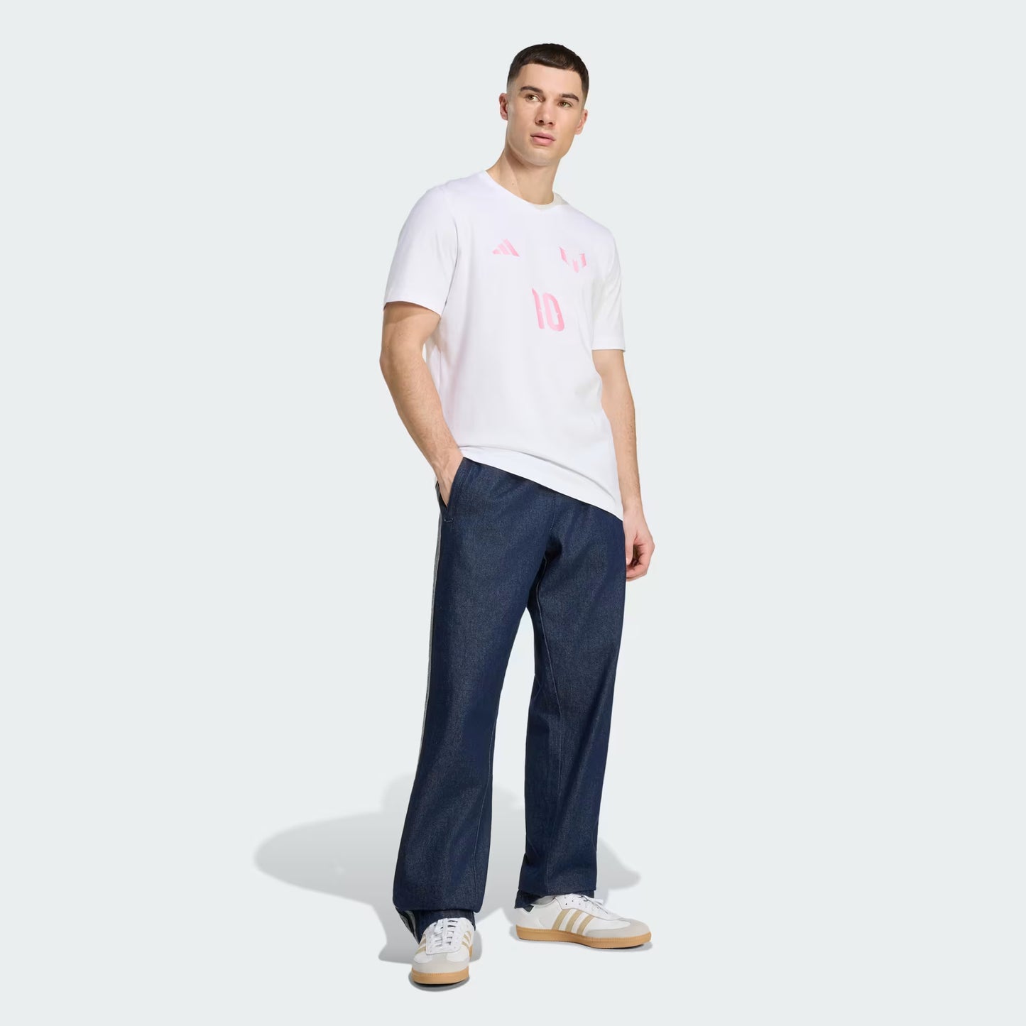 Adidas Messi Graphic T-shirt - White
