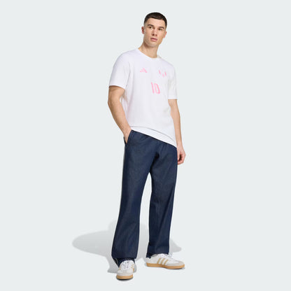 Adidas Messi Graphic T-shirt - White