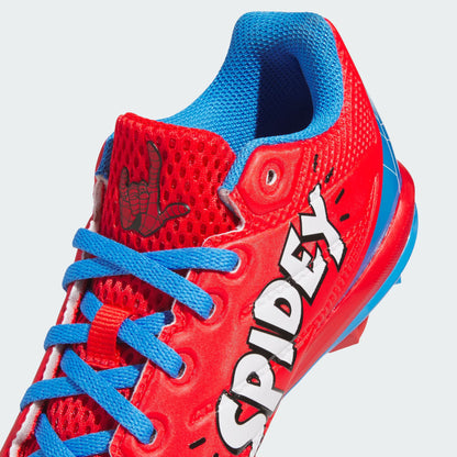 Adidas x Marvel Spider Man Adizero Impact 2.0 GS - Team Victory Red/Lucid Ray Blue