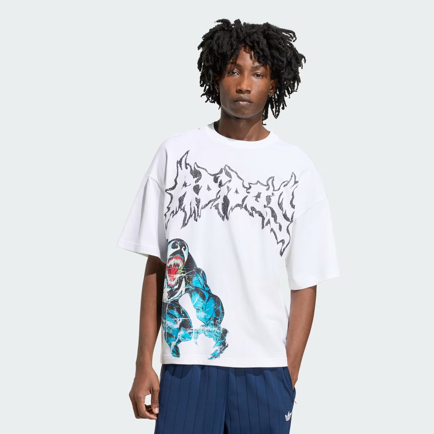 Men's Adidas Marvel Venom T-Shirt - White