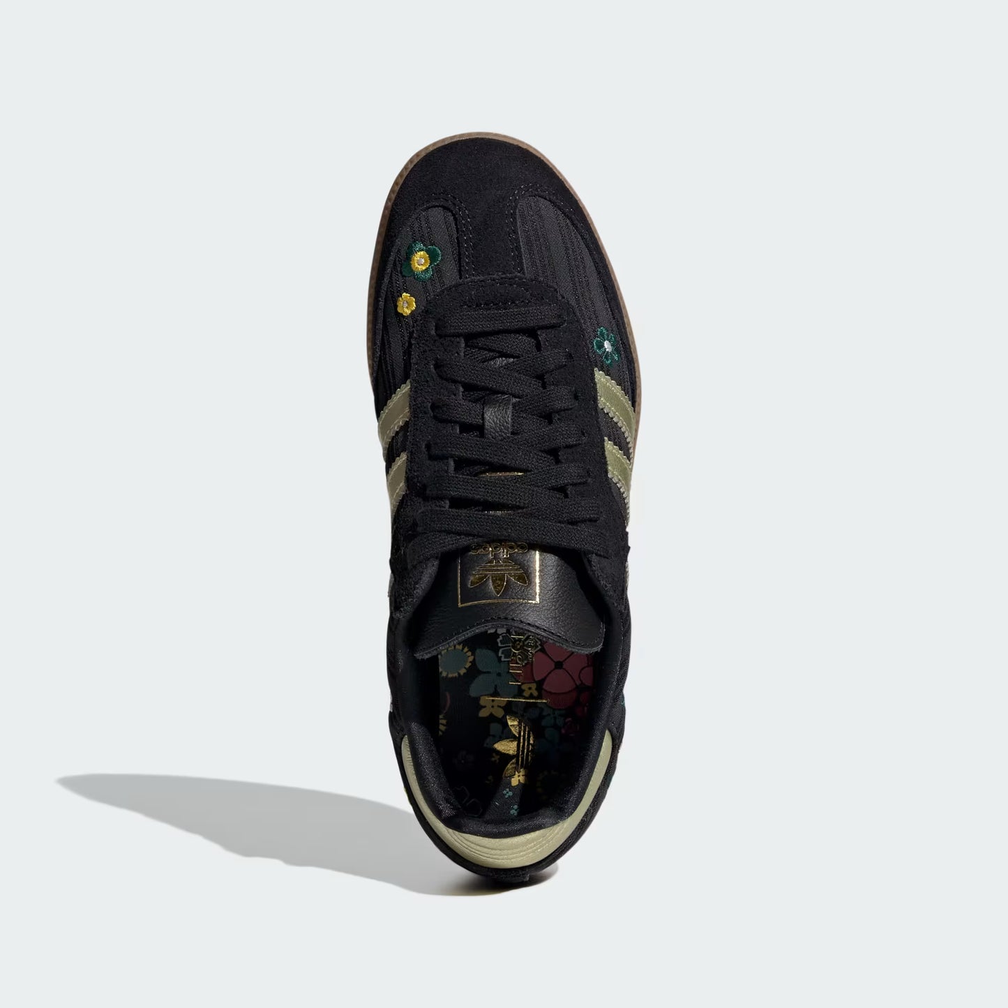 Women's Adidas Originals x Liberty London Samba OG - Core Black/Gold Metallic