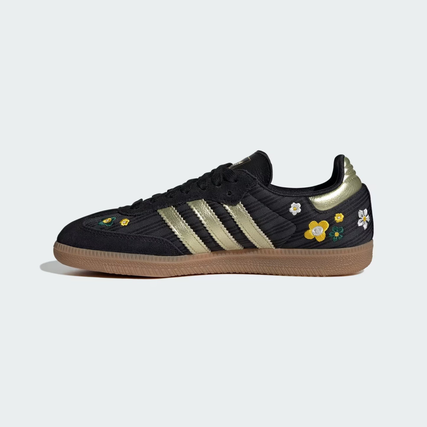 Women's Adidas Originals x Liberty London Samba OG - Core Black/Gold Metallic