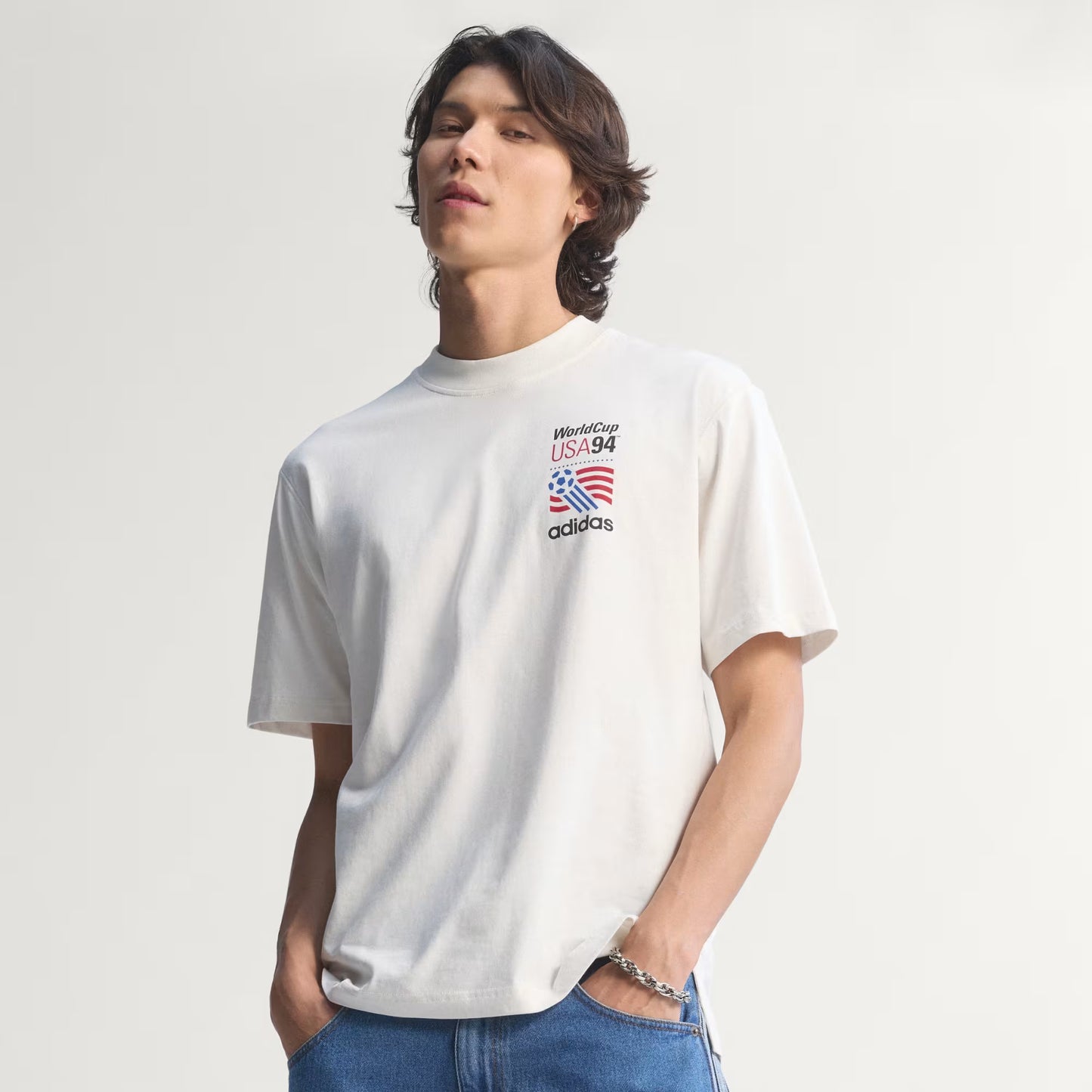 Adidas USA 94 Graphic T-shirt - Cloud White