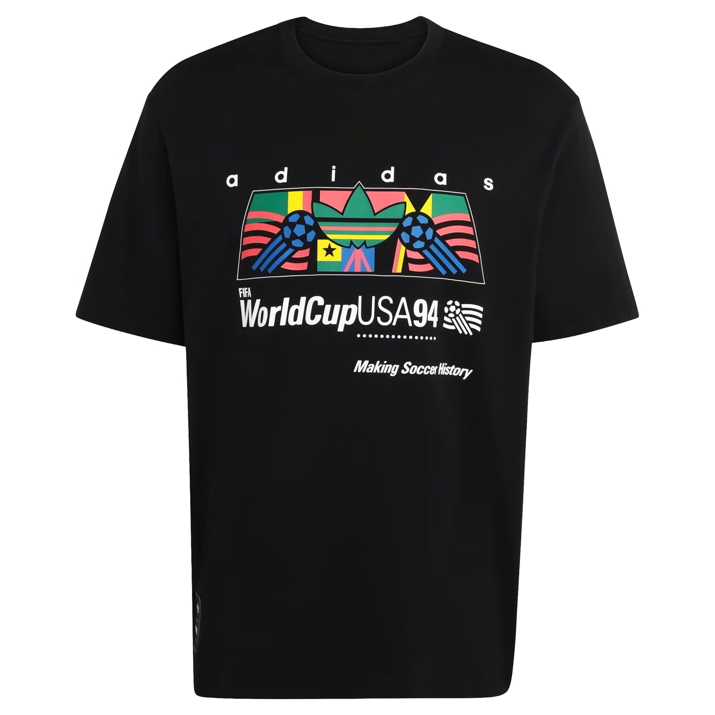 Adidas Archive Africa 94' Graphic T-shirt - Black / Multicolor