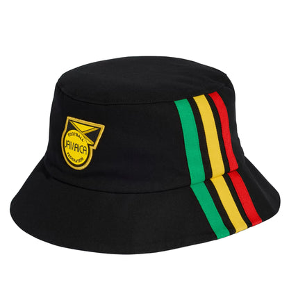 Adidas Jamaica 2026 Bucket Hat - Black / Bold Gold Black Bold Gold