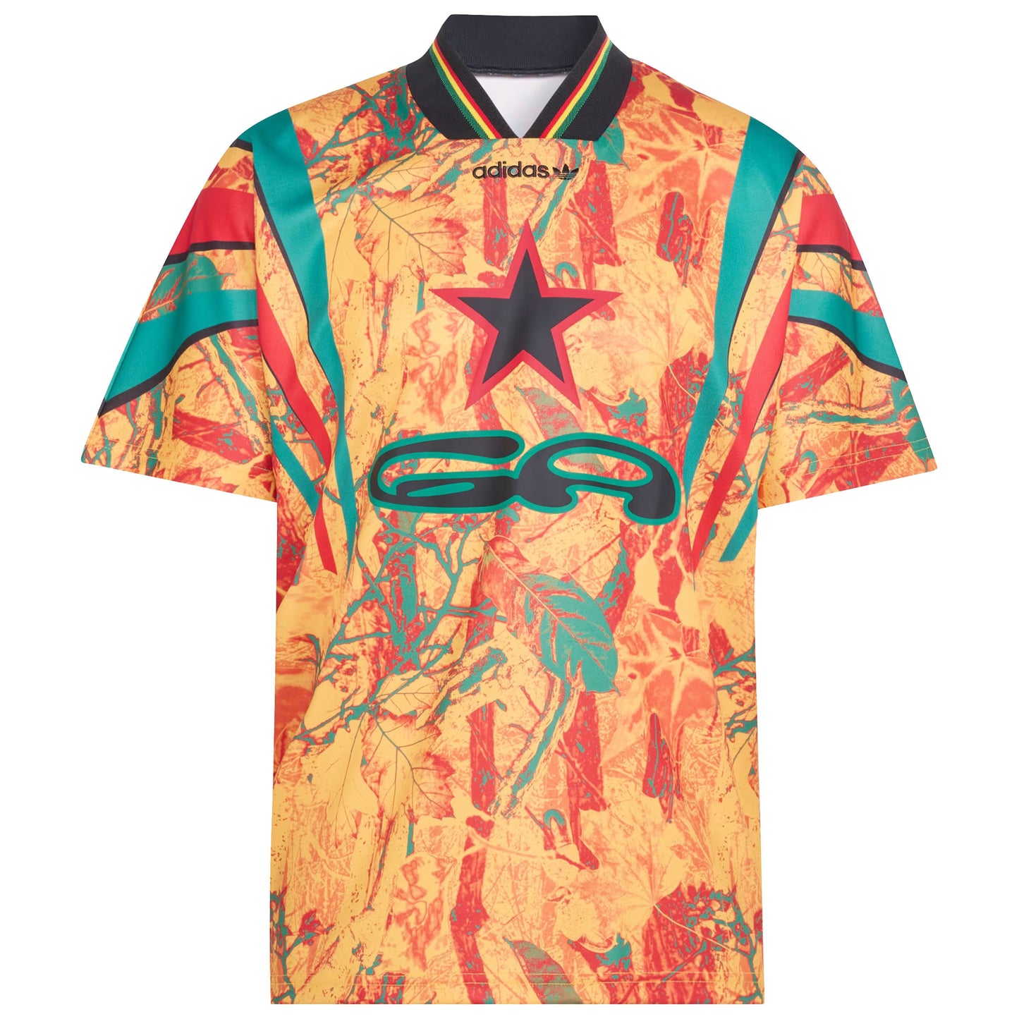 Adidas Ghana Graphic Jersey - Green/Eqt Yellow/Better Scarlet Green Eqt Yellow Better Scarlet