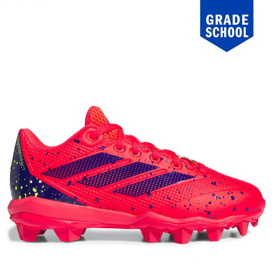 Adidas Adizero Impact Molded Rubber 2.0 BSB GS - Lucid Red / Blue Lemon Lucid Red Blue Lemon