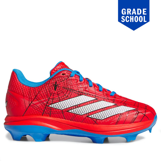 Adidas x Marvel Spider Man Adizero Electric 2.0 TPU GS - Vivid Red / Lucid Ray Blue