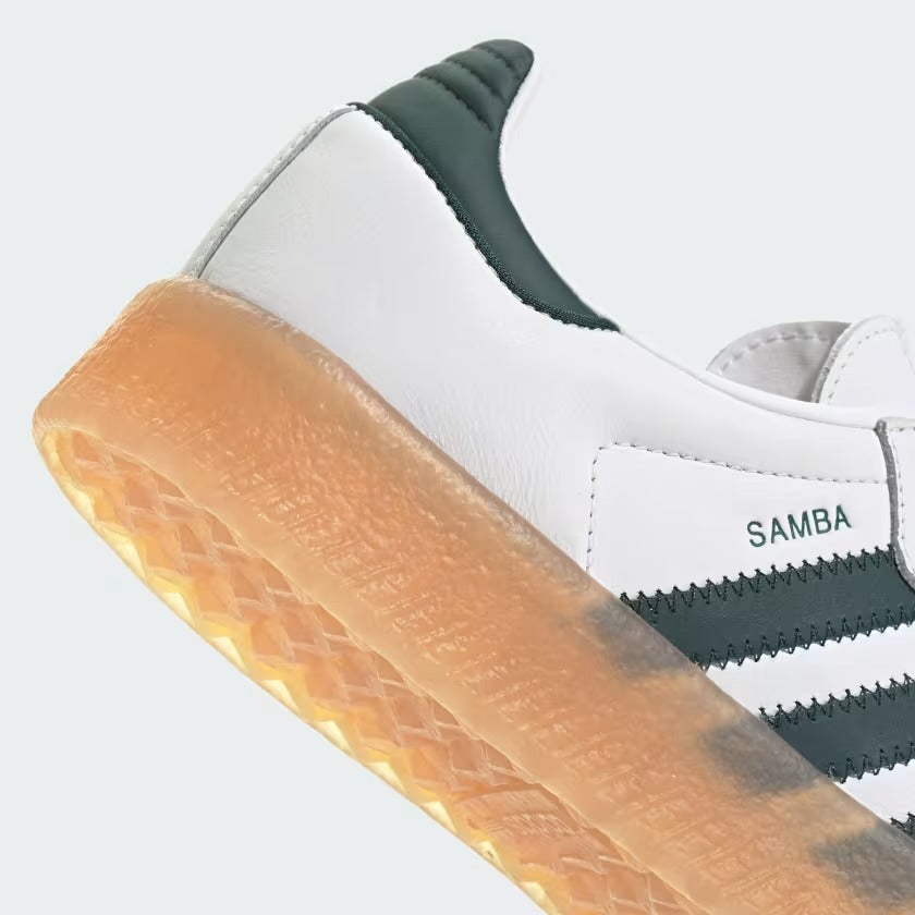 Women's Adidas Sambae - Cloud White/Aurora Ivy – Cool J's Miami online
