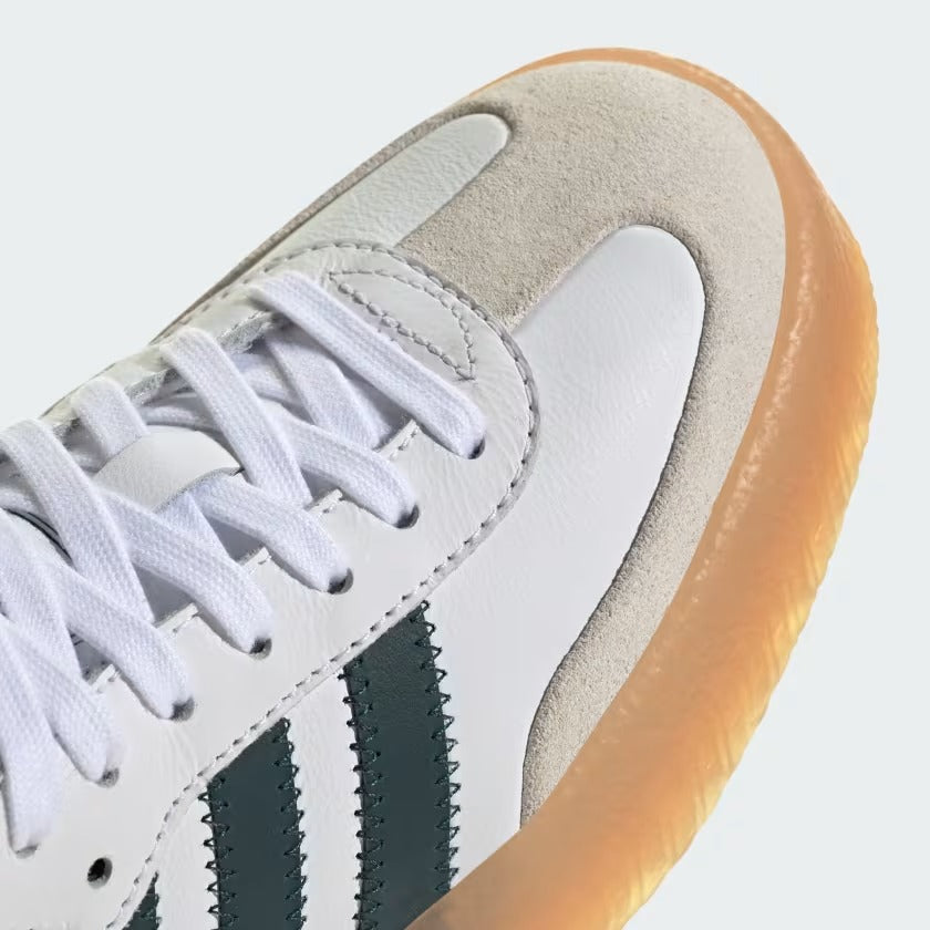 Women's Adidas Sambae - Cloud White/Aurora Ivy – Cool J's Miami online