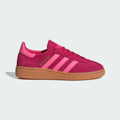 Grade School Adidas Handball Spezial - Ruby Red / Lucid Pink