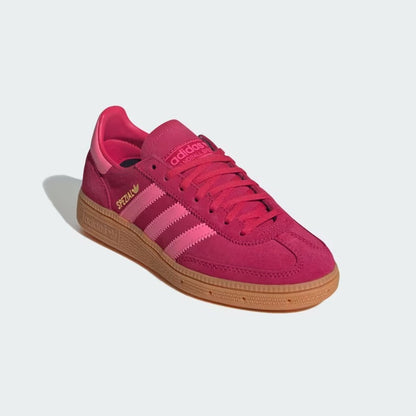 Grade School Adidas Handball Spezial - Ruby Red / Lucid Pink