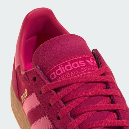 Grade School Adidas Handball Spezial - Ruby Red / Lucid Pink