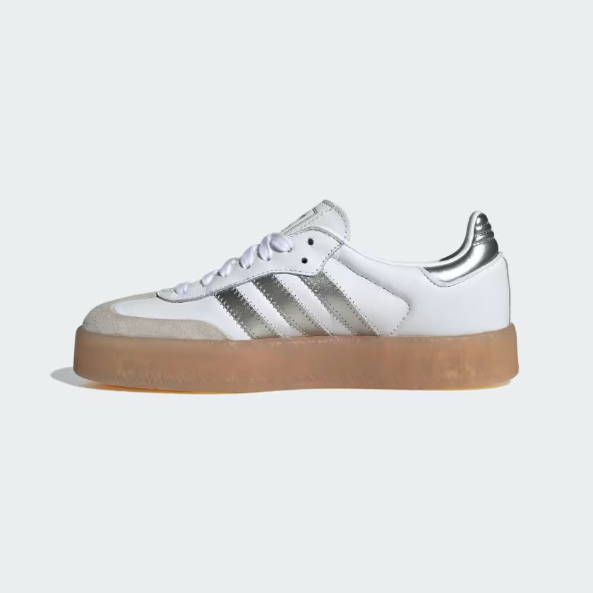  SAMBAE　ホワイト/シルバー Women's Adidas Sambae - Cloud White/Silver Metallic – Cool J's