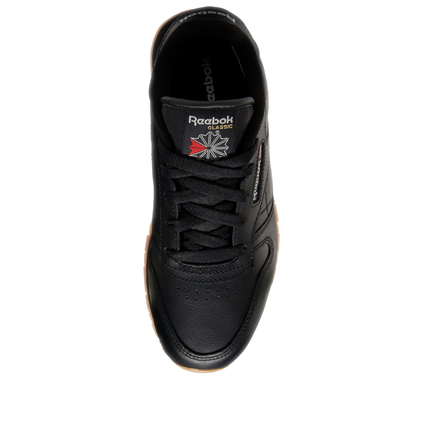 Pre School Reebok Classic Leather Shoes - Black/ Gum