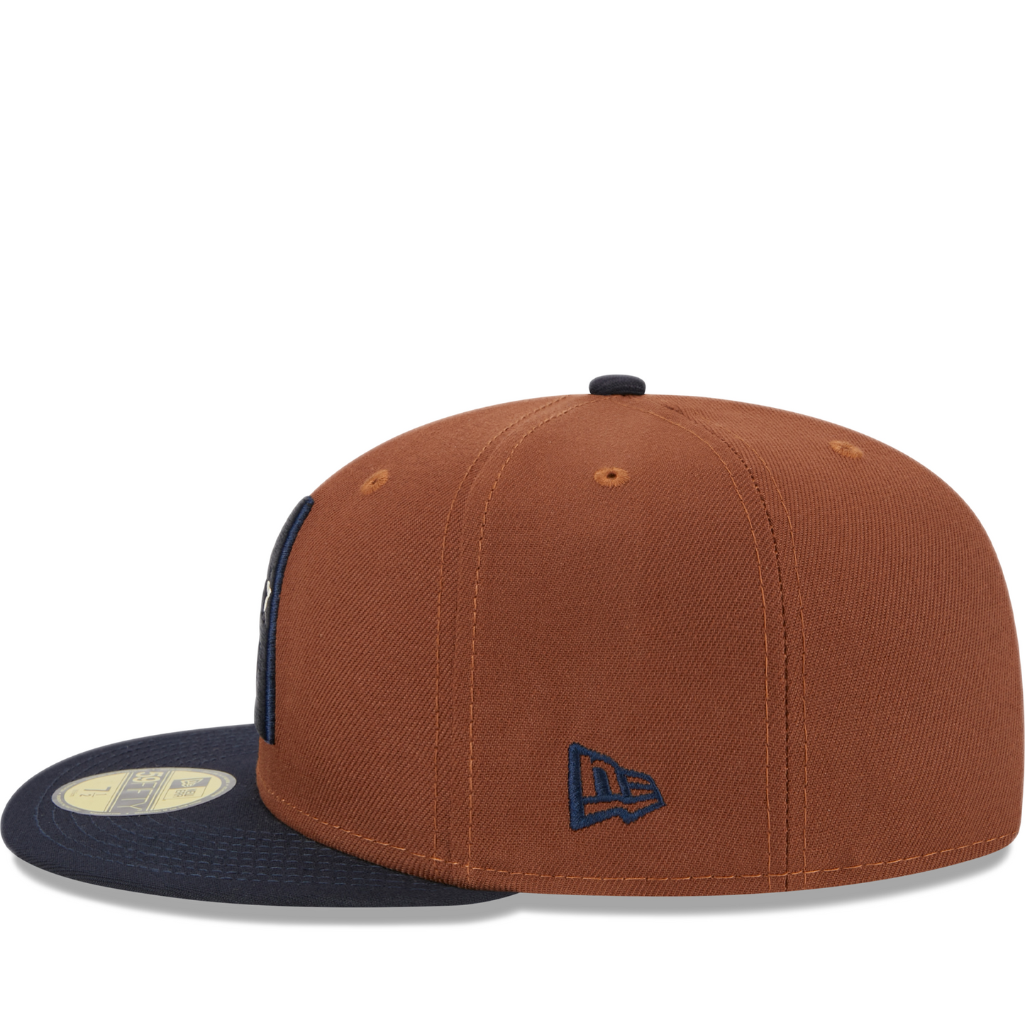 New Era Houston Astros 59FIFTY Fitted Hat - Brown/ Navy